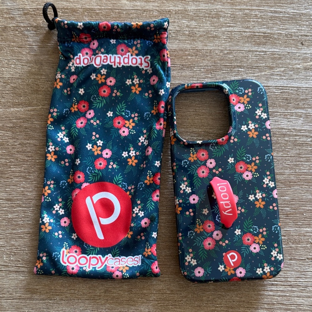 Loopy Original - iPhone 14 Pro, Righty, Midnight Meadow, Gloss Edition